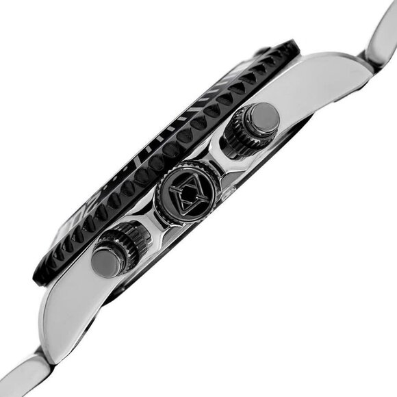 NWT Authentic Akribos Xxiv Men's Casual Quartz Black Dial Men's Watch - Picture 3 of 4